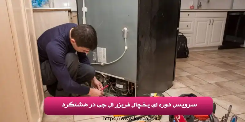 سرویس دوره ای یخچال فریزر ال جی در هشتگرد