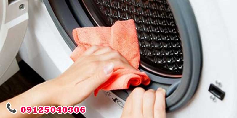 تمیز کردن مخزن لباسشویی ال جی 